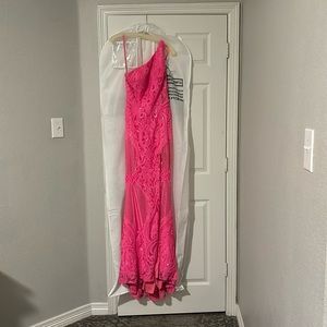 Hot Pink Mori Lee Prom dress, size 4